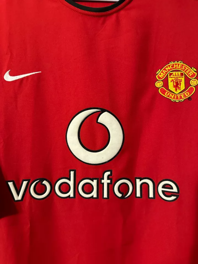 David Beckham #7 Manchester United Retro footbal Jersey 02/03 |  Era (UCL Edition) football shirt
