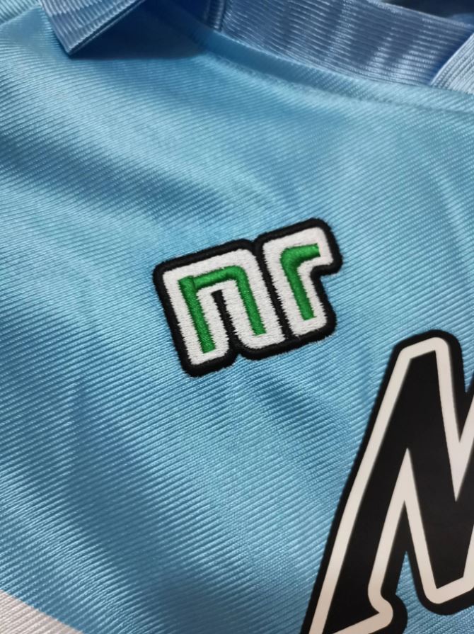 Napoli 1990/91 Special Edition Home Shirt #10 Zola