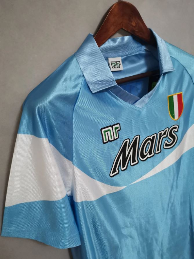 Napoli 1990/91 Special Edition Home Shirt #10 Zola